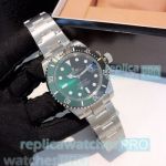 Newest Knockoff Rolex Submariner Green & Black Dial Stainless Steel Watch